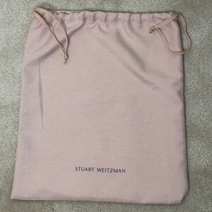 NEW Stuart Weitzman Blush Pink Dust Bag 14X15.5” For Shoes/Handbags‎